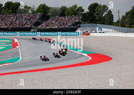 Circuit de Barcelona, Barcelona, Katalonien, Spanien. Mai 2024. 2024 MotoGP des Catalunya Qualifying Day; Start des Sprintrennens beim Catalunya MotoGP Credit: Action Plus Sports/Alamy Live News Stockfoto