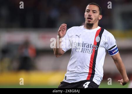 Turin, Italien. Mai 2024. Ismael Bennacer vom AC Milan während des Spiels der Serie A im Stadio Grande Torino, Turin. Der Bildnachweis sollte lauten: Jonathan Moscrop/Sportimage Credit: Sportimage Ltd/Alamy Live News Stockfoto