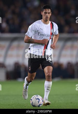 Turin, Italien. Mai 2024. Tijjjani Reijnders vom AC Milan während des Spiels der Serie A im Stadio Grande Torino, Turin. Der Bildnachweis sollte lauten: Jonathan Moscrop/Sportimage Credit: Sportimage Ltd/Alamy Live News Stockfoto