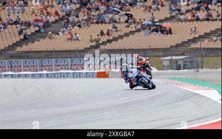 Circuit de Barcelona, Barcelona, Katalonien, Spanien. Mai 2024. 2024 MotoGP des Catalunya Qualifying Day; Alex Marquez während des Sprints beim Catalunya MotoGP Credit: Action Plus Sports/Alamy Live News Stockfoto