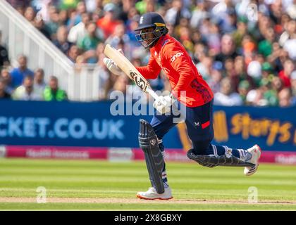 Edgbaston, Birmingham, United Kingdom, Edgbaston Cricket Ground. Mai 2024. Vitality T20 International Series. England gegen Pakistan Männer. Im Bild: Mark Dunn/Alamy Live News Stockfoto