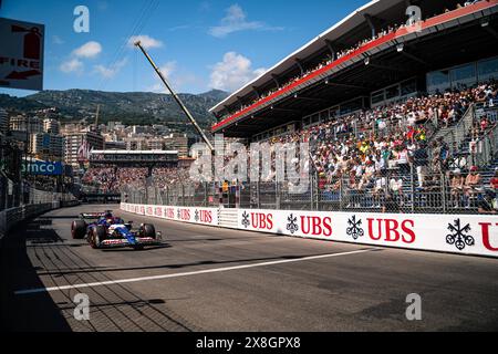 Imola, Imola, Italien. Mai 2024. Daniel Ricciardo (3), australischer Fahrer des Visa Cash App RB F1-Teams, während der Qualifikationsrunde beim Formel-1-Grand-Prix von Monaco (Foto: © Luca Martini/ZUMA Press Wire) NUR ZUR REDAKTIONELLEN VERWENDUNG! Nicht für kommerzielle ZWECKE! Stockfoto