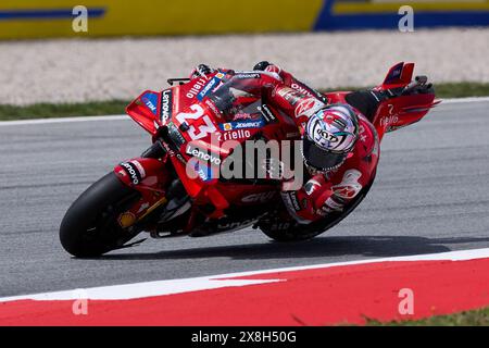 Barcelona, Spanien. Mai 2024. Enea Bastianini aus Italien von Ducati Lenovo Team mit Ducati im Qualifying der MotoGP Gran Premi Energi Monster de Catalunya 2024 auf dem Circuit de Barcelona-Catalunya in Barcelona. Quelle: DAX Images/Alamy Live News Stockfoto