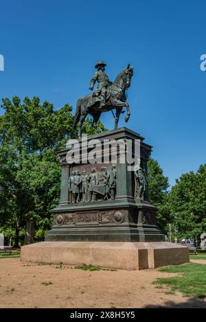 Denkmal für Major General John Logan, Washington DC USA Stockfoto