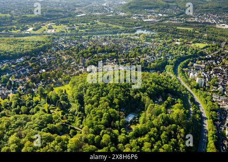 Luftbild, Wald mit Sender Herdecke-Rehberg Radiosender, Blick auf Herdecke, Ruhrgebiet, Nordrhein-Westfalen, Deutschland ACHTUNGxMINDESTHONORARx60xEURO *** Luftbild, Wald mit Sender Herdecke Rehberg Radiostation, Blick auf Herdecke, Ruhrgebiet, Nordrhein-Westfalen, Deutschland ATTENTIONxMINDESTHONORARx60xEURO Stockfoto