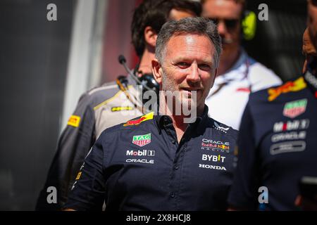 Monaco, Fürstentum Monaco. Mai 2024. Christian Horner Teamleiter bei Oracle RedBull Racing während des GP von Monaco, 23-26. Mai 2024 Montecarlo, Formel-1-Weltmeisterschaft 2024. Quelle: Unabhängige Fotoagentur/Alamy Live News Stockfoto