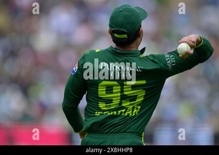 Birmingham England : 25.–2024 : Iftikhar Ahmed von Pakistan während der Vitality T20 International Series Between England vs Pakistan am Edgbaston Cricket Ground, Birmingham England Credit: PATRICK ANTHONISZ/Alamy Live News Stockfoto