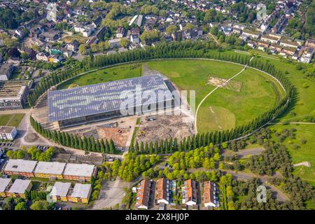 Luftbild, Akademie Mont-Cenis, Fortbildungsakademie des Ministeriums des Innern des Landes NRW, im ovalen Baumkreis, Baumallee, Sodingen, Herne, Ruhrgebiet, Nordrhein-Westfalen, Deutschland ACHTUNGxMINDESTHONORARx60xEURO *** Luftansicht, Mont Cenis Akademie, Ausbildungsakademie des Innenministeriums des Landes Nordrhein-Westfalen, im Ovalbaumkreis, Baumallee, Sodingen, Herne, Ruhrgebiet, Nordrhein-Westfalen, Deutschland ATTENTIONxMINDESTHONORARx60xEURO Stockfoto