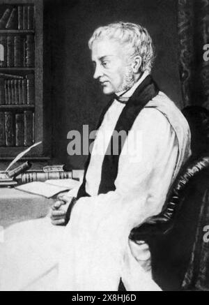 Edward Bouverie Pusey (1800–1882), ein englischer anglikanischer Priester und Führer der Oxford-Bewegung, die in den 1830er Jahren begann und sich schließlich zum anglo-katholischen Glauben entwickelte. Stockfoto