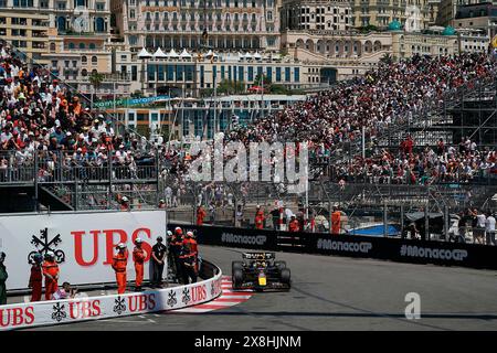 Monte Carlo, Monaco. Mai 2024. 25.05.2024, Circuit de Monaco, Monte Carlo, Formel 1 Grand Prix Monaco 2024, im Bild Max Verstappen (NLD), Oracle Red Bull Racing Credit: dpa/Alamy Live News Stockfoto