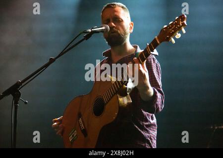 Glasgow Schottland. Blue Rose Code, schottischer Singer-Songwriter, alias Ross Wilson, gab ein Konzert im O2 ABC bei Celtic Connections 2018. Foto Pau Stockfoto