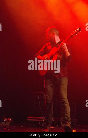 Glasgow Schottland. Blue Rose Code, schottischer Singer-Songwriter, alias Ross Wilson, gab ein Konzert im O2 ABC bei Celtic Connections 2018. Foto Pau Stockfoto