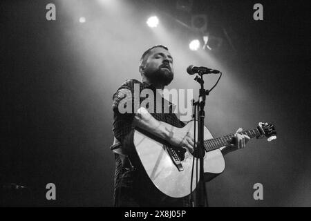 Glasgow Schottland. Blue Rose Code, schottischer Singer-Songwriter, alias Ross Wilson, gab ein Konzert im O2 ABC bei Celtic Connections 2018. Foto Pau Stockfoto