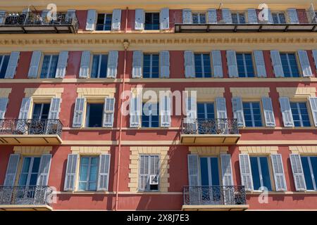Gebäude in Nizza Frankreich Stockfoto