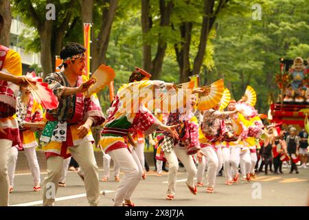 2024 Sendai Aoba Festival Parade Stockfoto