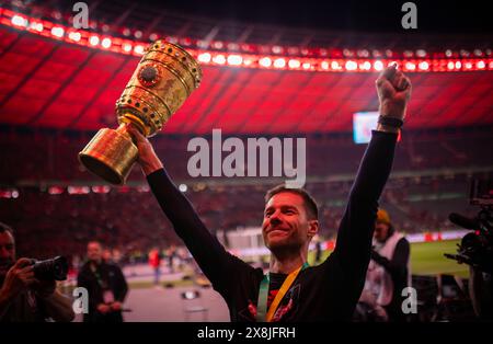 Berlin, Deutschland. Mai 2024. 1. FC Kaiserslautern - Bayer Leverkusen 25.05.2024 Credit: Moritz Müller/Alamy Live News Stockfoto