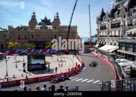 22 VERSCHOOR Richard (nld), Trident, Dallara F2 2024, Action während der 5. Runde der FIA Formel 2 Meisterschaft 2024 vom 23. Bis 26. Mai 2024 auf dem Circuit de Monaco, in Monaco - Foto Paul Vaicle / DPPI Stockfoto