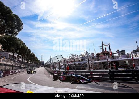 01 MARTINS Victor (fra), ART Grand Prix, Dallara F2 2024, Action während der 5. Runde der FIA Formel 2 Meisterschaft 2024 vom 23. Bis 26. Mai 2024 auf dem Circuit de Monaco, in Monaco - Foto Eric Alonso / DPPI Stockfoto