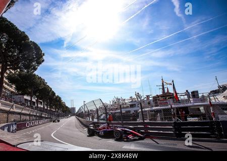 22 VERSCHOOR Richard (nld), Trident, Dallara F2 2024, Action während der 5. Runde der FIA Formel 2 Meisterschaft 2024 vom 23. Bis 26. Mai 2024 auf dem Circuit de Monaco, in Monaco - Foto Eric Alonso / DPPI Stockfoto