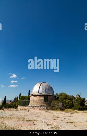 Doridis astronomisches Observatorium 1842, Athen, Griechenland. Stockfoto