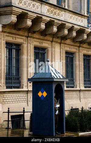 Großherzogliche Garde in Luxemburg. Stockfoto