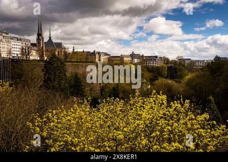 Denkmal der Erinnerung in Luxemburg. Stockfoto