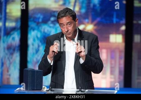 Cannes, Frankreich. Mai 2024. Miguel Gomes nahm an der Abschlusszeremonie der 77. Internationalen Filmfestspiele von Cannes am 25. Mai 2024 in Cannes Teil. Foto: Aurore Marechal/ABACAPRESS. COM Credit: Abaca Press/Alamy Live News Stockfoto