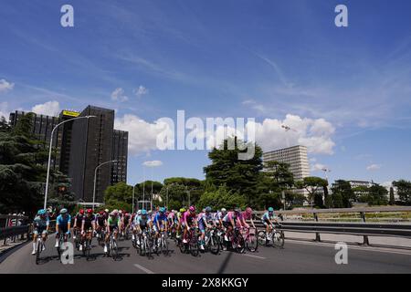 Roma, Italien. Mai 2024. Während der 21. Etappe des Giro d’Italia von Rom nach Rom, Italien. Sonntag, 26. Mai 2024 Sport Cycling (Foto: Fabio Ferrari/Lapresse) Credit: LaPresse/Alamy Live News Stockfoto