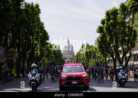 Roma, Italien. Mai 2024. Während der 21. Etappe des Giro d’Italia von Rom nach Rom, Italien. Sonntag, 26. Mai 2024 Sport Cycling (Foto: Fabio Ferrari/Lapresse) Credit: LaPresse/Alamy Live News Stockfoto