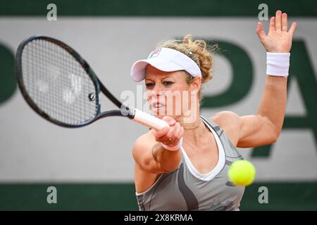 Paris, Frankreich. Mai 2024. Laura SIEGEMUND aus Deutschland am ersten Tag des Roland-Garros 2024, ATP und WTA Grand Slam Tennis Turnier am 26. Mai 2024 im Roland-Garros Stadion in Paris, Frankreich - Foto Matthieu Mirville/DPPI Credit: DPPI Media/Alamy Live News Stockfoto