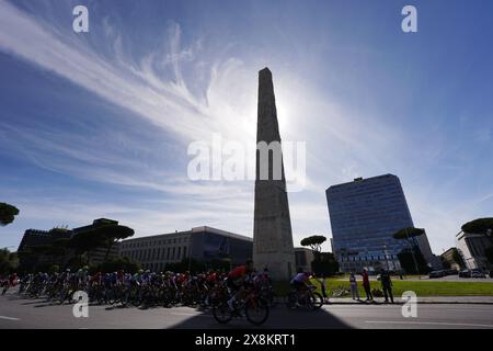 Roma, Italien. Mai 2024. Während der 21. Etappe des Giro d’Italia von Rom nach Rom, Italien. Sonntag, 26. Mai 2024 Sport Cycling (Foto: Fabio Ferrari/Lapresse) Credit: LaPresse/Alamy Live News Stockfoto