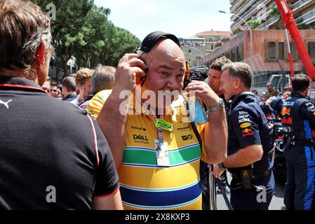 Monaco, Monte Carlo. Mai 2024. Rob Marshall (GBR) McLaren Chefdesigner im Startfeld. 26.05.2024. Formel-1-Weltmeisterschaft, Rd 8, Grand Prix Von Monaco, Monte Carlo, Monaco, Wettkampftag. Das Foto sollte lauten: XPB/Alamy Live News. Stockfoto