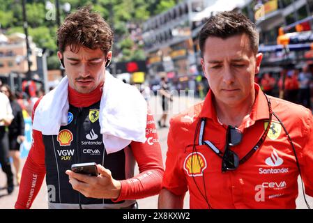 Monaco, Monte Carlo. Mai 2024. Charles Leclerc (MON) Ferrari. 26.05.2024. Formel-1-Weltmeisterschaft, Rd 8, Grand Prix Von Monaco, Monte Carlo, Monaco, Wettkampftag. Das Foto sollte lauten: XPB/Alamy Live News. Stockfoto