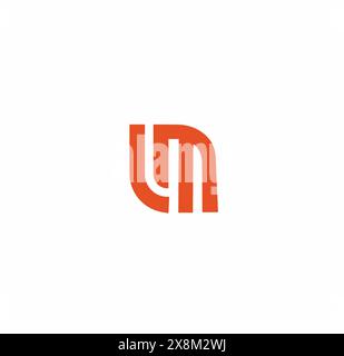 Lm Symbol Logo Design Vorlage Vektor Stock Vektor