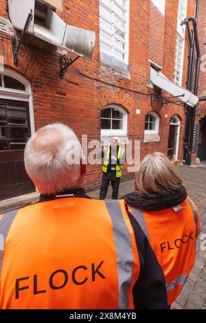 England, Kent, Faversham, Shepherd Neame, Großbritanniens ältester Brauer, Besucher auf Brauereitour Stockfoto