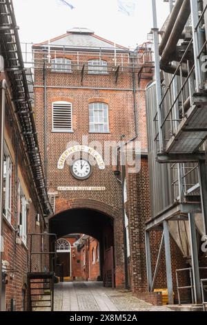 England, Kent, Faversham, Shepherd Neame, Großbritanniens ältester Brauer, Innenansicht der Brauerei Stockfoto