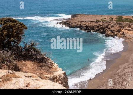 White River Beach, Avakas Gorge, Akamas Halbinsel, Republik Zypern Stockfoto