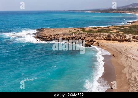 White River Beach, Avakas Gorge, Akamas Halbinsel, Republik Zypern Stockfoto