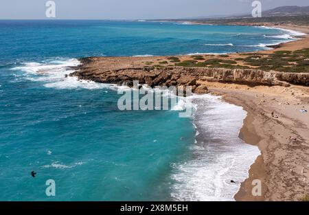 White River Beach, Avakas Gorge, Akamas Halbinsel, Republik Zypern Stockfoto