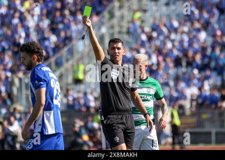 Oeiras, Portugal . Mai 2024. Oeiras, Portugal, 26. Mai 2024: Schiedsrichter Fabio Verissimo in Aktion während des Finalspiels zwischen FC Porto und Sporting CP im Estadio Nacional do Jamor, Oeiras, Portugal (João Bravo /SPP) Credit: SPP Sport Press Photo. /Alamy Live News Stockfoto