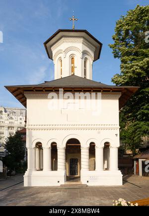 Bukarest, Rumänien. Mai 2024. Plattenkirche im Stadtzentrum Stockfoto