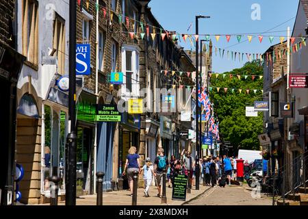 Skipton, Stadtzentrum von North Yorkshire, Sheep Street Stockfoto