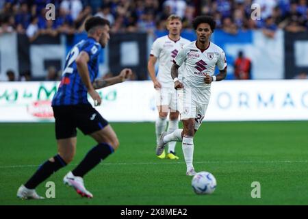 Bergamo, Italien. Mai 2024. Torino Lazaro während des Fußballspiels der Serie A zwischen Atalanta und Turin im Gewiss-Stadion in Norditalien - Sonntag, den 26. Mai 2024. Sport - Fußball . (Foto: Spada/LaPresse) Credit: LaPresse/Alamy Live News Stockfoto