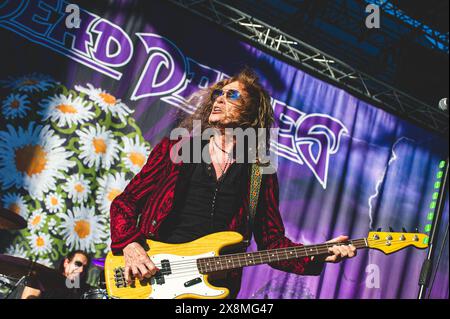 Glenn Hughes von den Dead Daisies und Deep Purple, live in Athen, Griechenland Stockfoto
