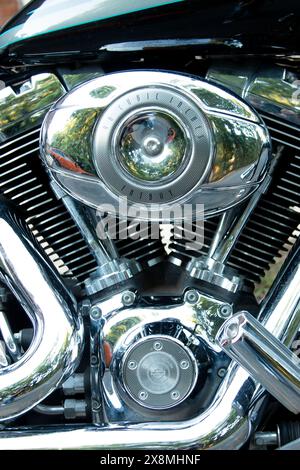 Harley Davidson Fat Boy Motorrad Stockfoto