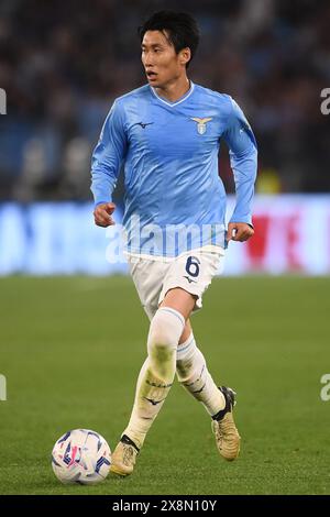 Rom, Italien. Januar 2016. Daichi Kamada von der SS Lazio während des Fußballspiels der Serie A zwischen der SS Lazio und US Sassuolo im Olimpico-Stadion in Rom (Italien), 26. Mai 2024. Quelle: Insidefoto di andrea staccioli/Alamy Live News Stockfoto