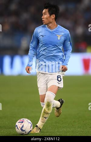 Rom, Italien. Januar 2016. Daichi Kamada von der SS Lazio während des Fußballspiels der Serie A zwischen der SS Lazio und US Sassuolo im Olimpico-Stadion in Rom (Italien), 26. Mai 2024. Quelle: Insidefoto di andrea staccioli/Alamy Live News Stockfoto