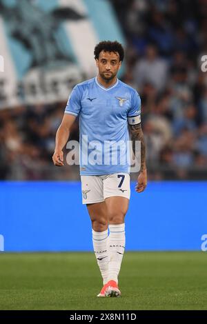 Rom, Italien. Januar 2016. Felipe Anderson von SS Lazio während des Fußballspiels der Serie A zwischen SS Lazio und US Sassuolo im Olimpico-Stadion in Rom (Italien), 26. Mai 2024. Quelle: Insidefoto di andrea staccioli/Alamy Live News Stockfoto