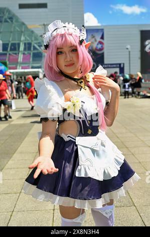 LONDON, ENGLAND - 26. MAI 2024: Tausende nehmen an der MCM Comic Con London - Day 2 an der MCM Comic Con London in Excel London Teil. Quelle: Siehe Li/Picture Capital/Alamy Live News Stockfoto