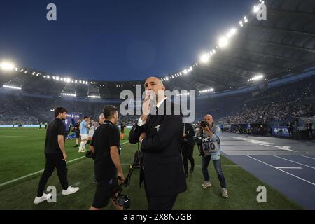 Rom, Italien. Mai 2024. Rom, Italien 26.05.2024: Während des italienischen Fußballspiels der Serie A TIM 2023-2024 SS LAZIO gegen SASSUOLO im Olympiastadion in Rom. Quelle: Unabhängige Fotoagentur/Alamy Live News Stockfoto